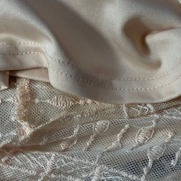 Altar'd State Crochet Dress Shark-bite Hem Halter Sleeveless XS Extra Small Peac - Picture 5 of 7